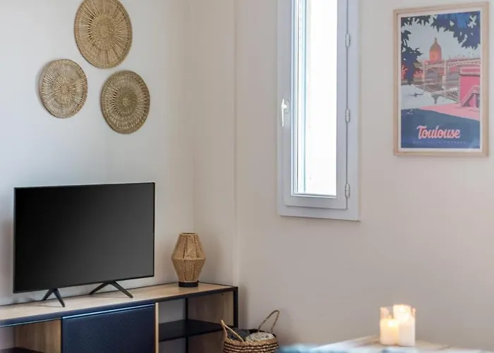 New! 2 Bed Apartment, Ac, Parking, Balcony, Near The River Apartamento Toulouse